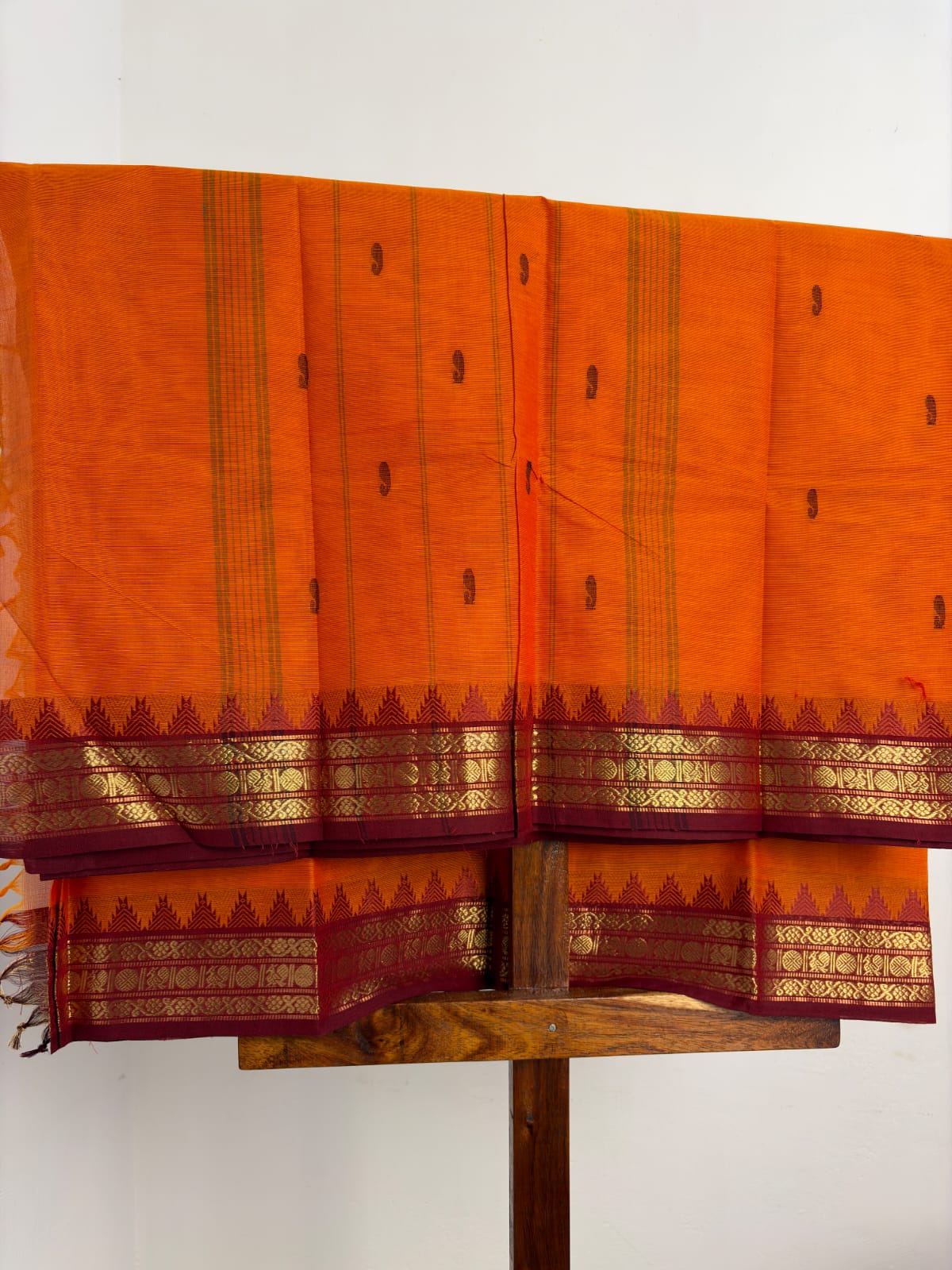 Kanchi - Orange & Maroon