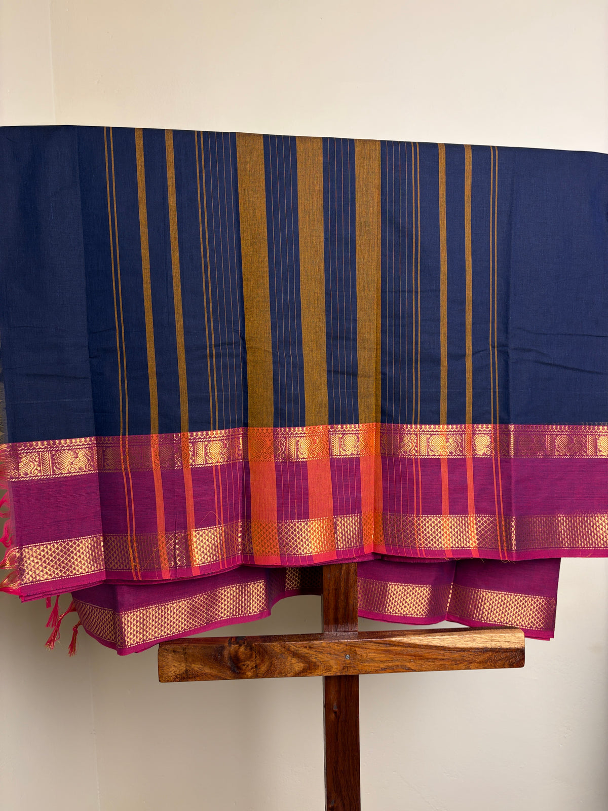 Kanchi - Navy blue& Magenta
