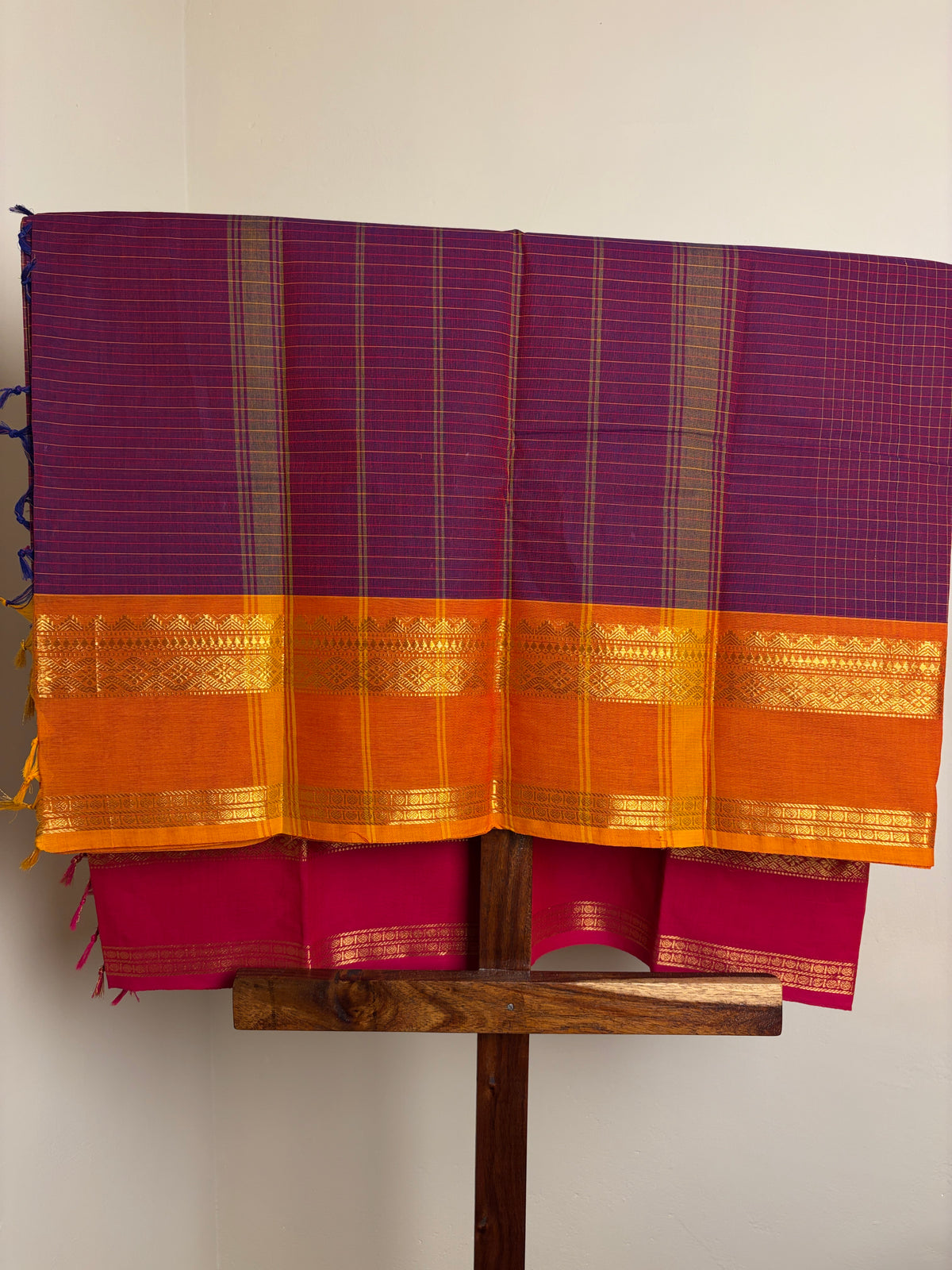 Kanchi - Purple checks