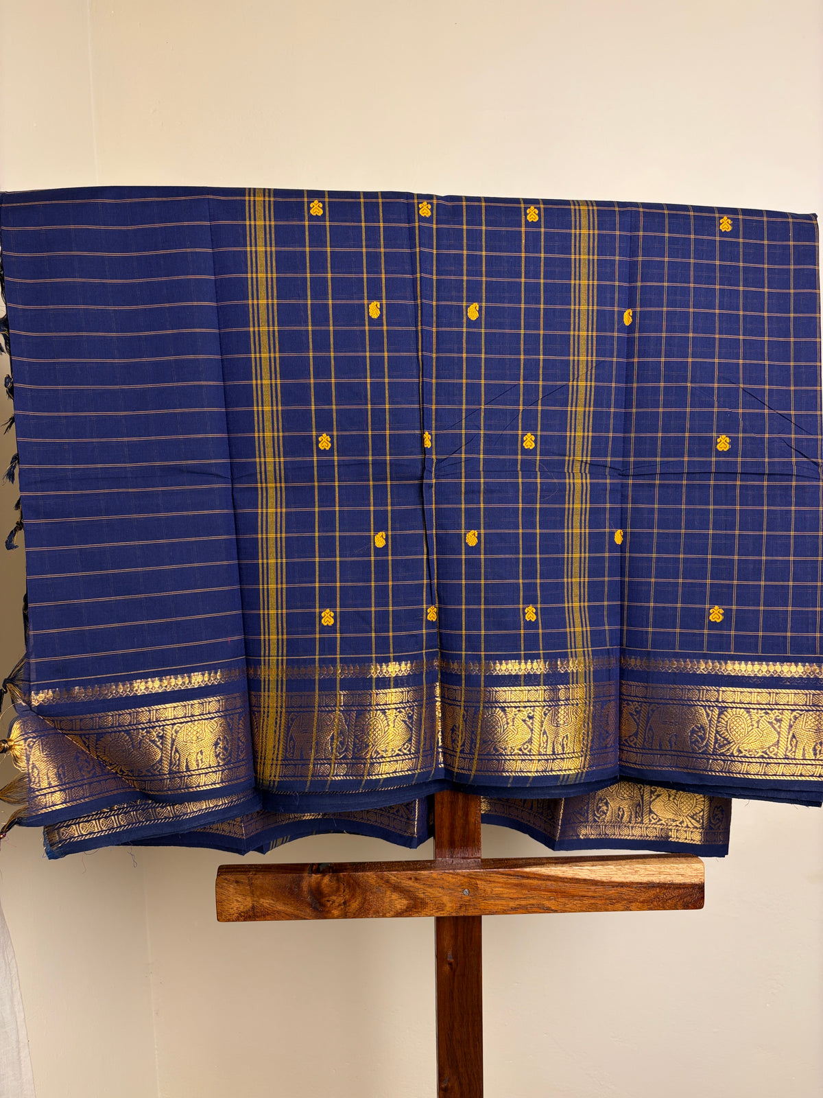 Kanchi - Navy Blue checks