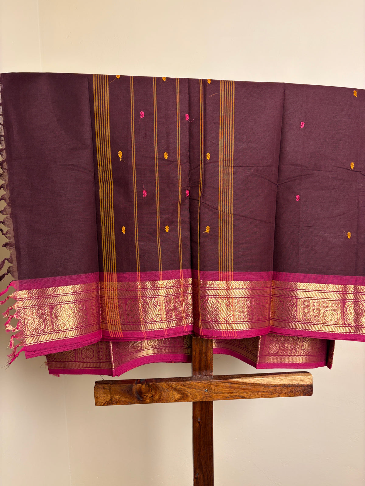 Kanchi - Burgandy & Magenta