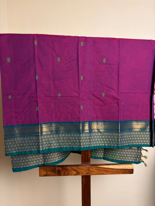 Kanchi - Magenta & Rama Blue