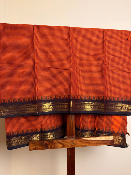 Kanchi - Orange & Black