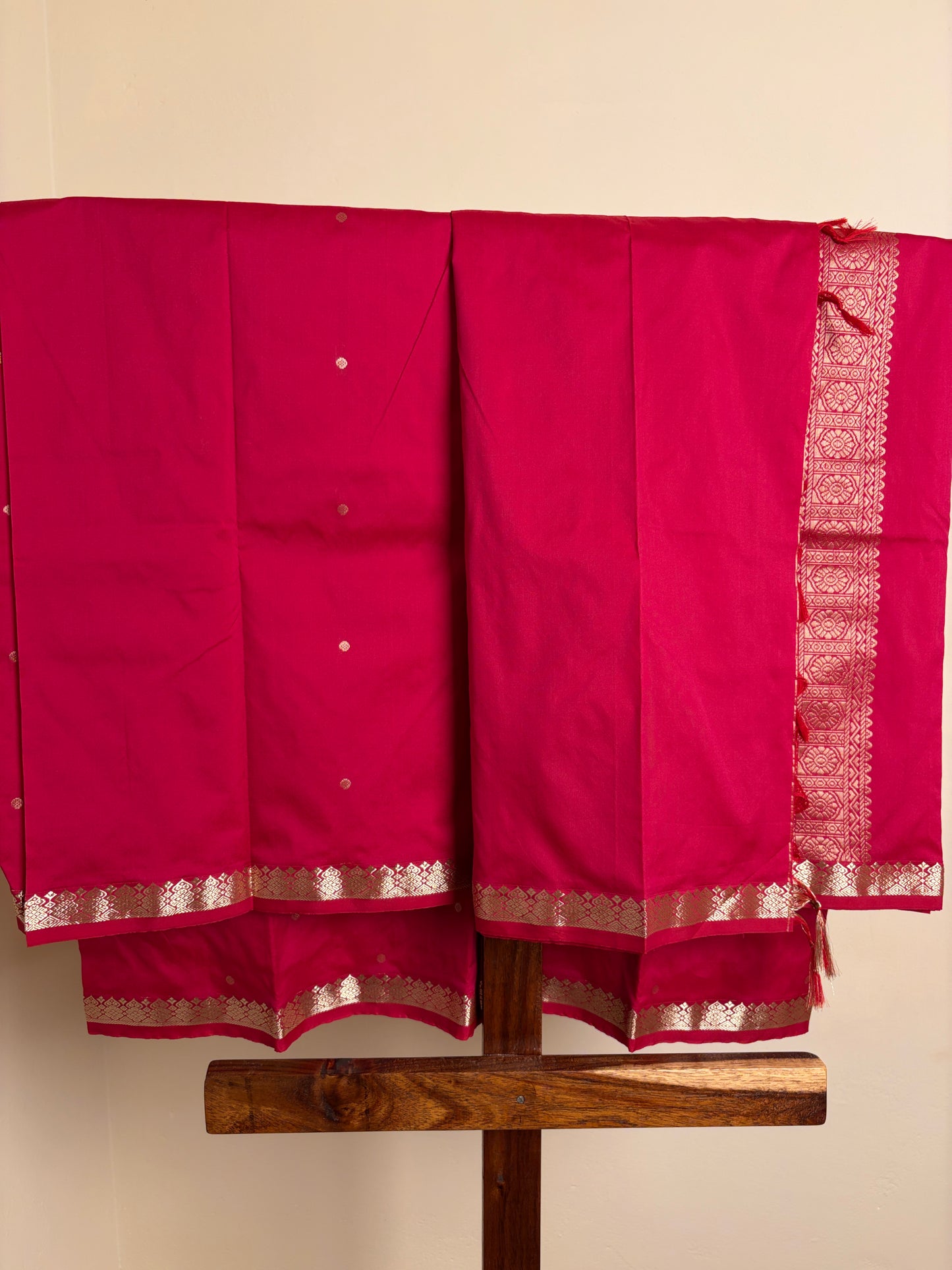 Semi Silk - Pink & Red dual tone