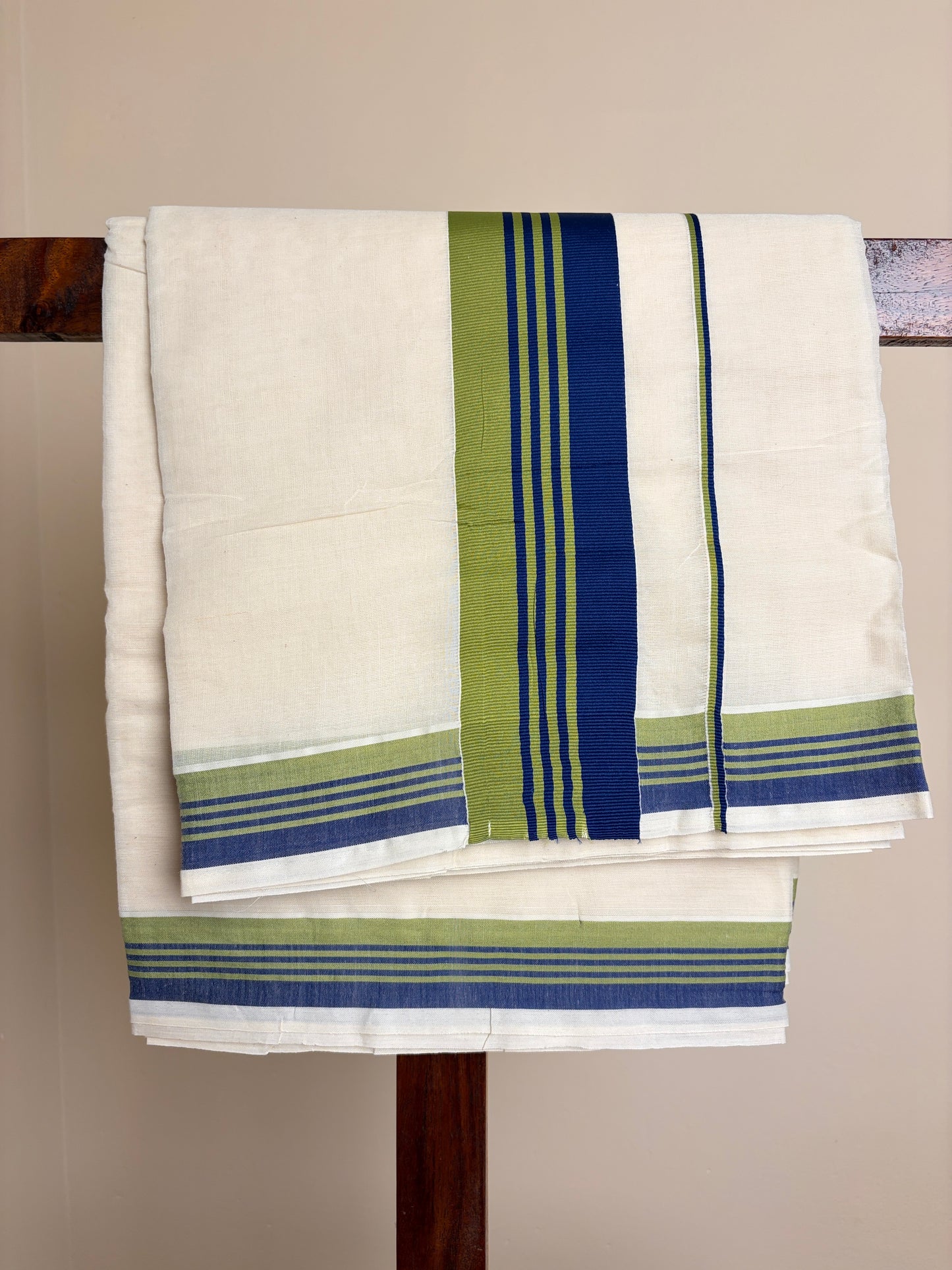 Set Saree - Green & Blue