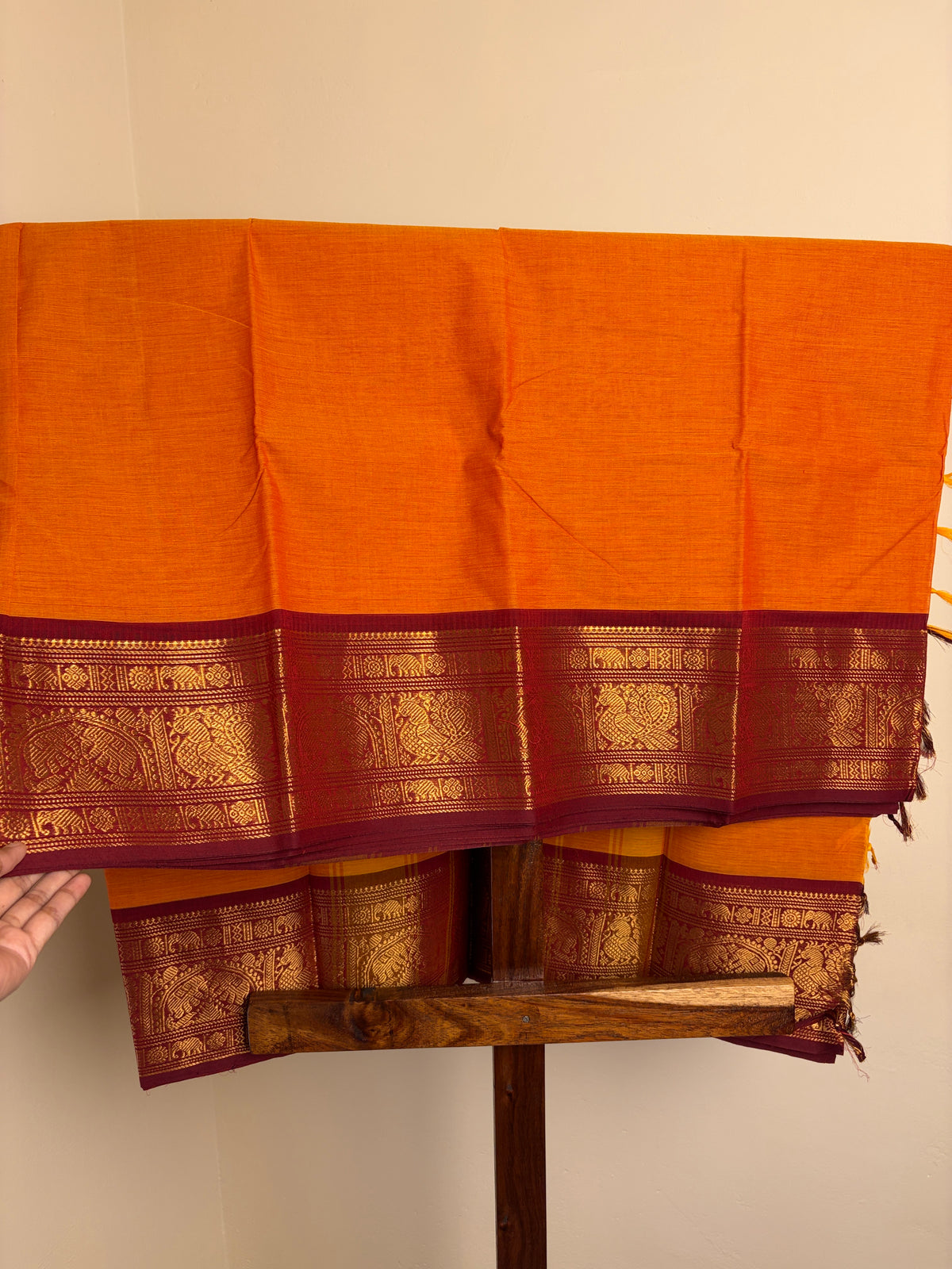 Kanchi - Orange & Maroon