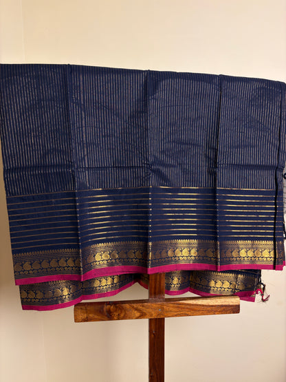 Premium Kanchi - Navy Blue