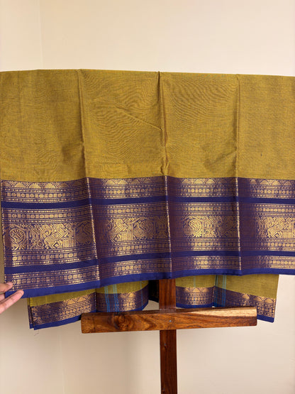 Kanchi - Olive Green & Navy blue