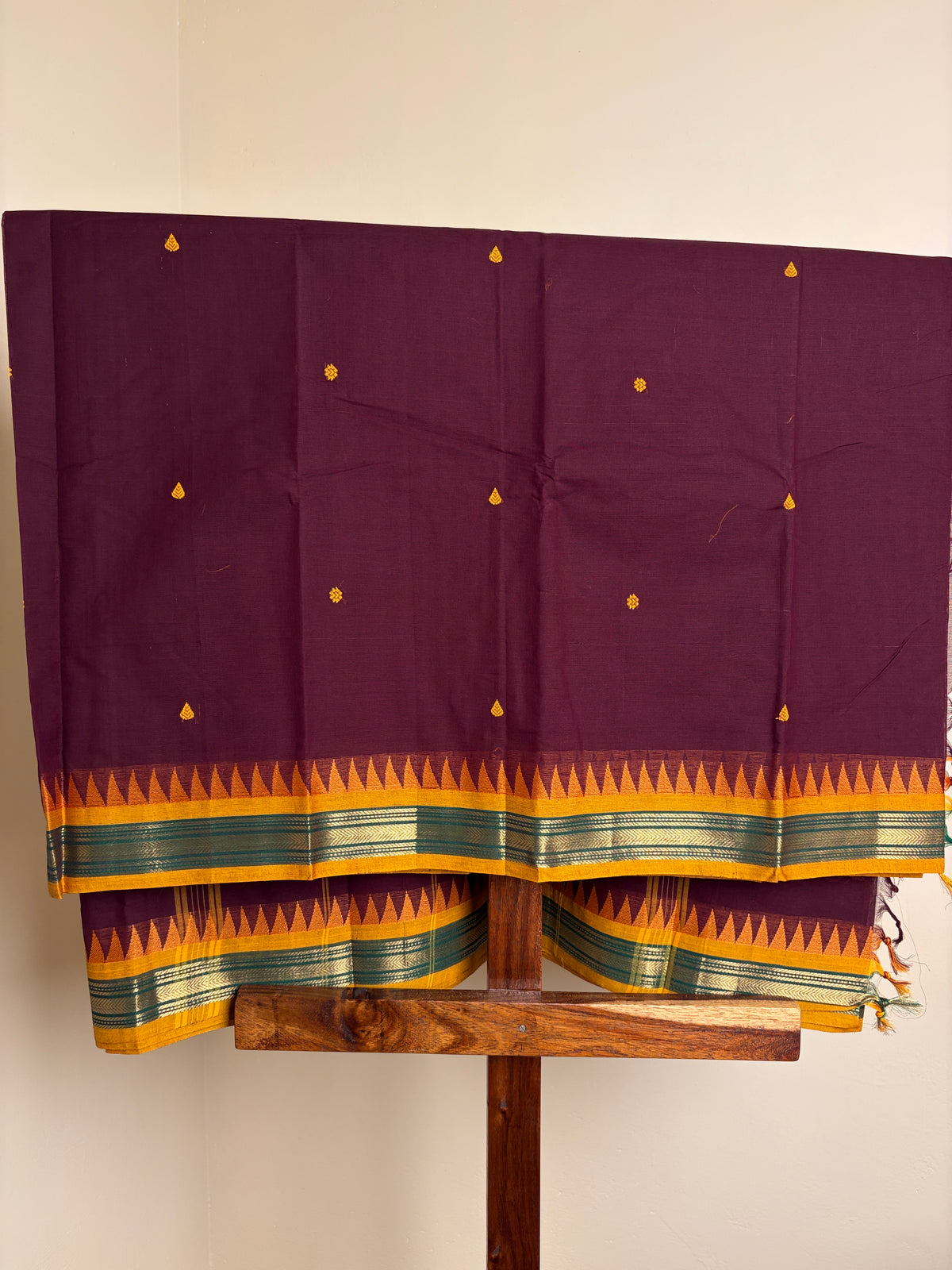 Kanchi - Deep Burgandy