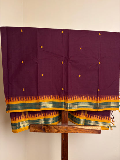 Kanchi - Deep Burgandy