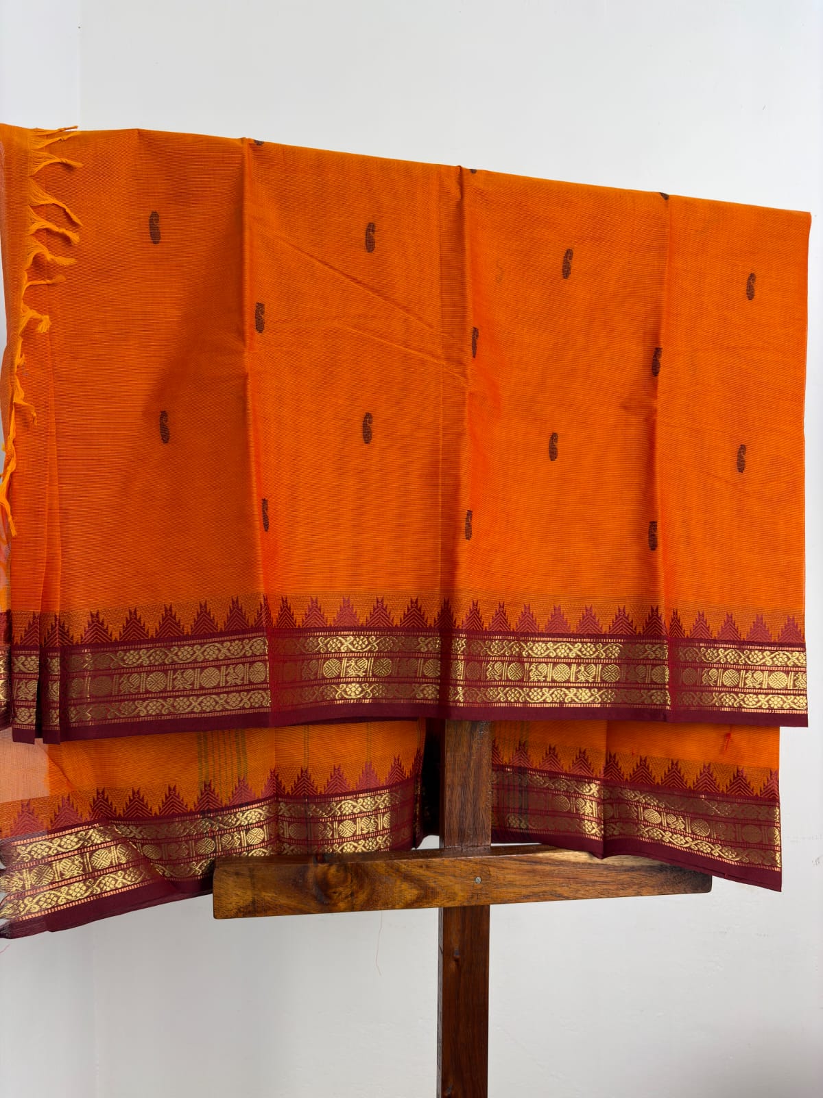 Kanchi - Orange & Maroon