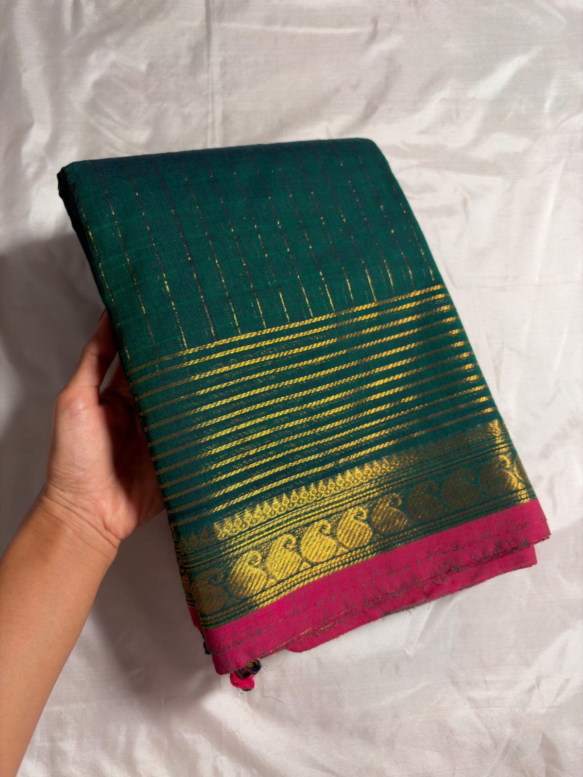 Premium Kanchi - Emerald Green