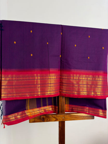 Kanchi - Violet & Rani Pink