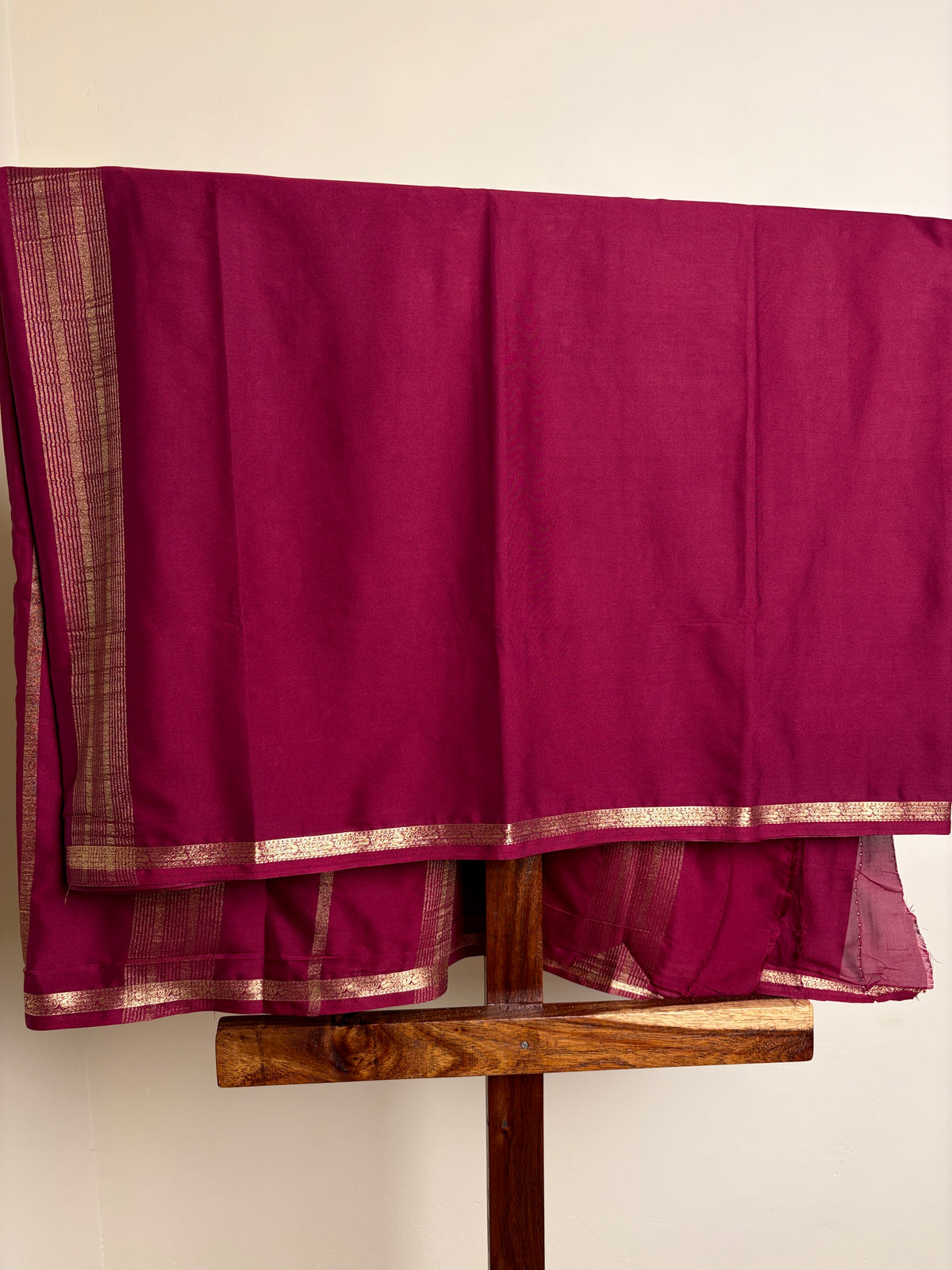 Premium Crape Silk - Maroon