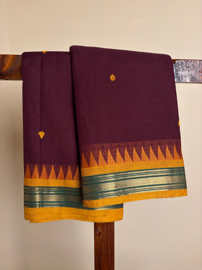 Kanchi - Deep Burgandy
