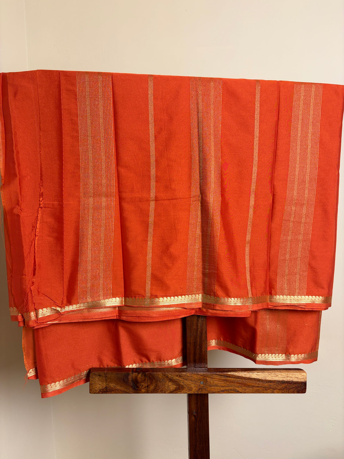 Premium Crape Silk - Orange