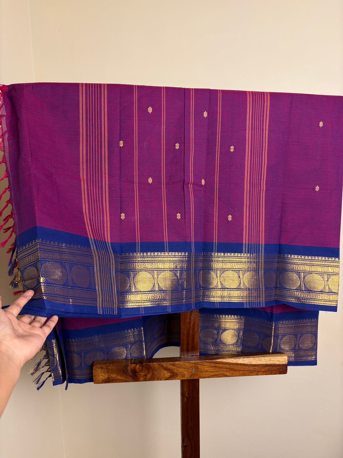 Kanchi - Purple & Dark Blue