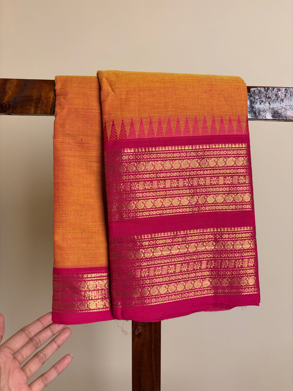 Kanchi - Yellow orange dual tone