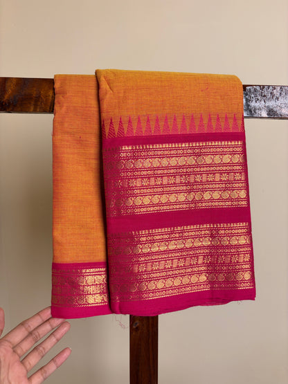 Kanchi - Yellow orange dual tone