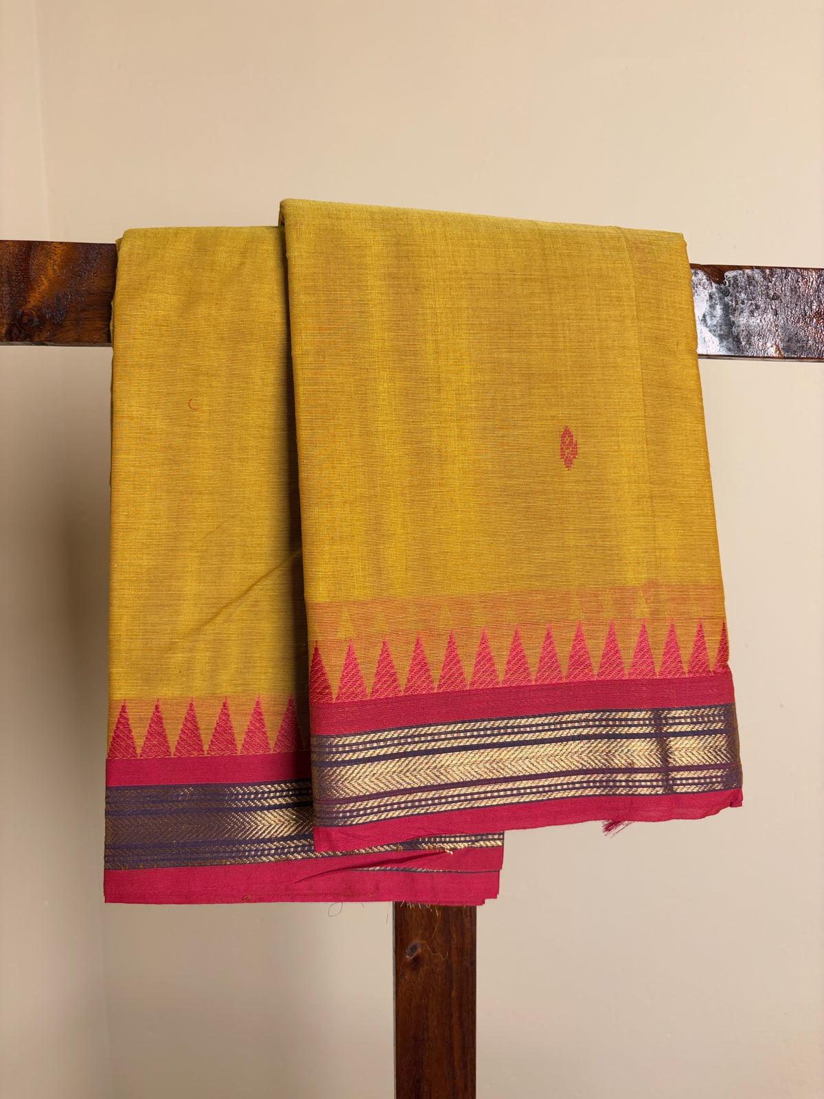 Kanchi - Yellow & Muted red