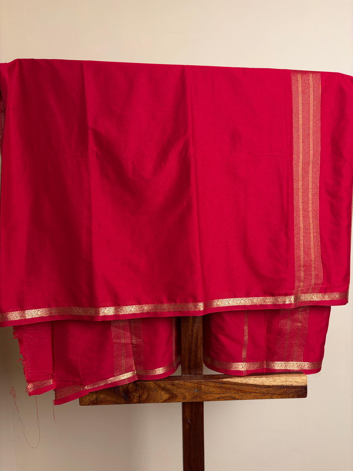 Premium Crape Silk - Red