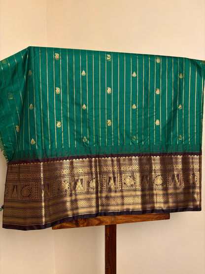 Premium Semi Silk - Bottle Green