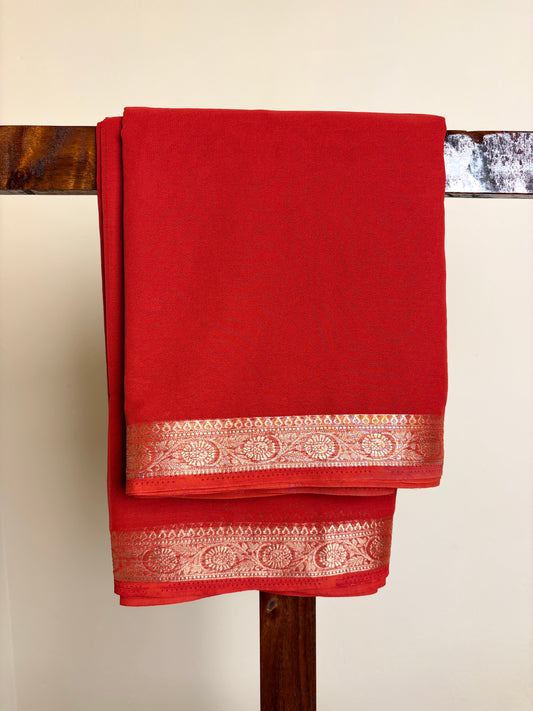 Premium Chiffon - Rust Orange