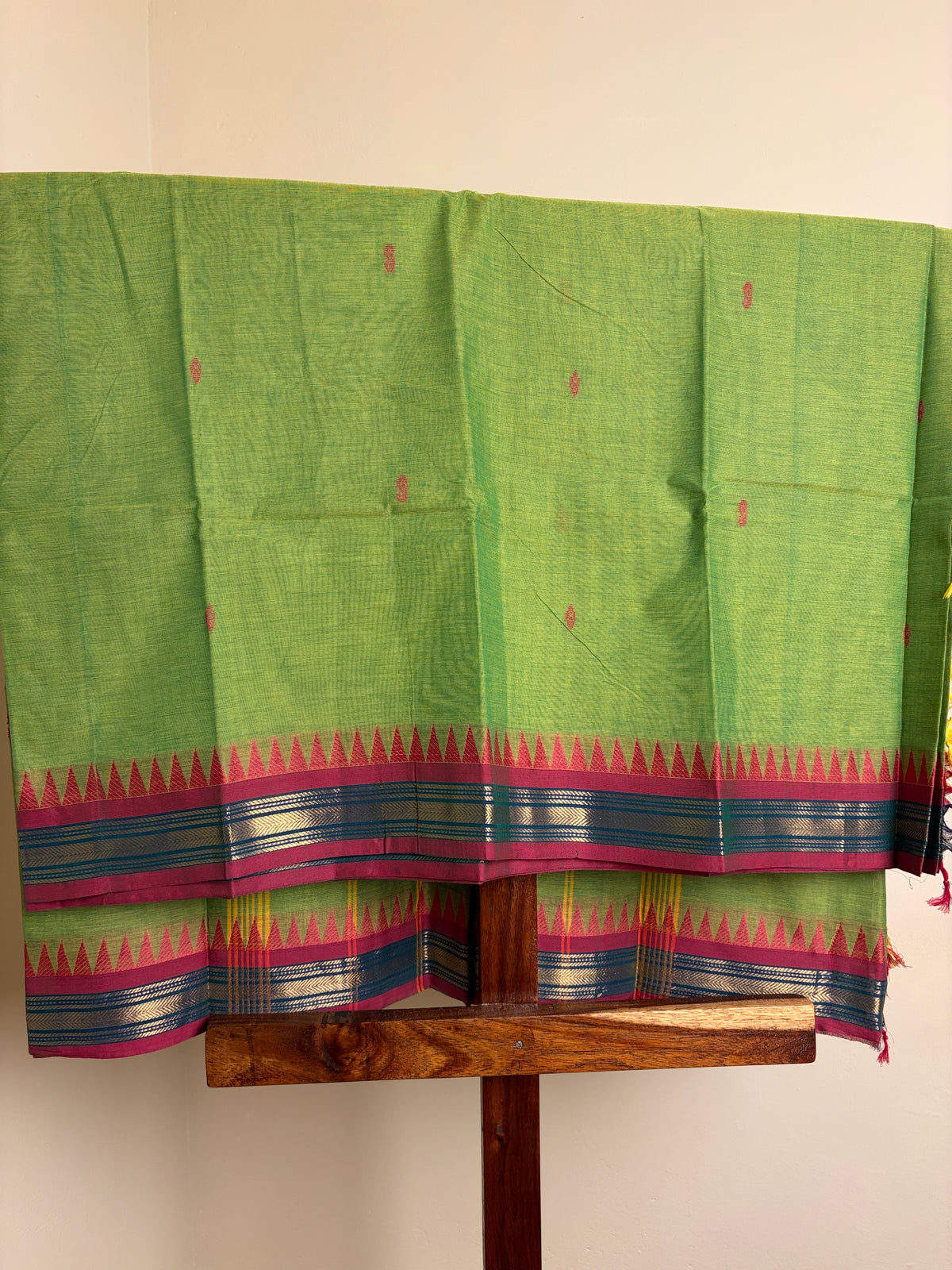Kanchi - Parrot Green & Magenta