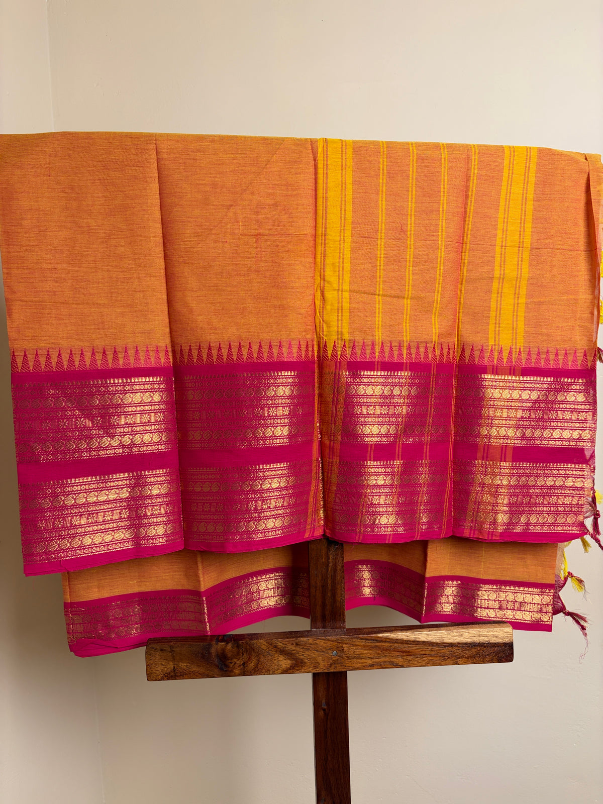 Kanchi - Yellow orange dual tone