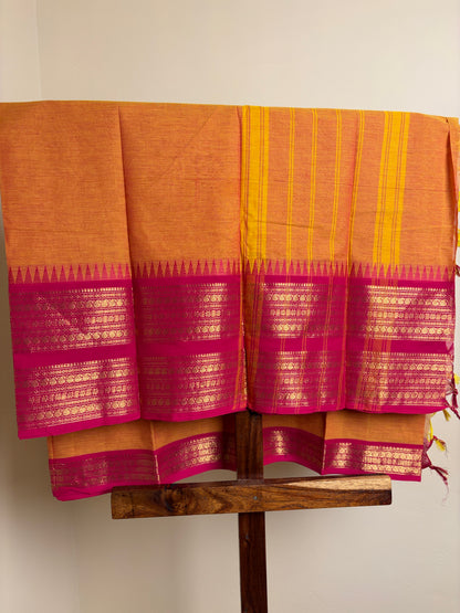 Kanchi - Yellow orange dual tone