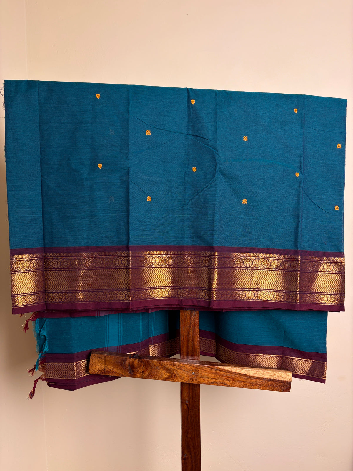 Kanchi- Deep teal blue