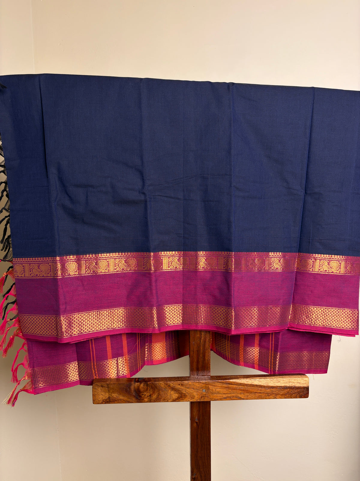 Kanchi - Navy blue& Magenta