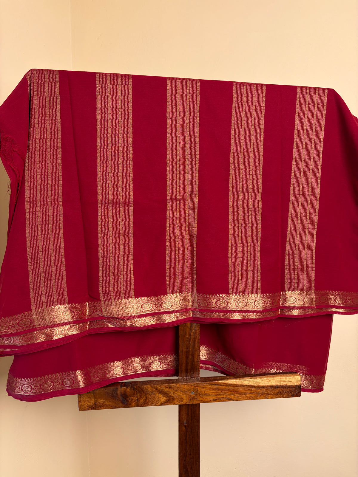 Premium Chiffon - Deep Crimson