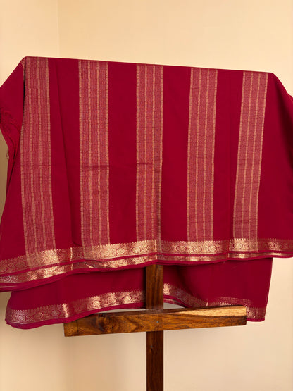 Premium Chiffon - Deep Crimson