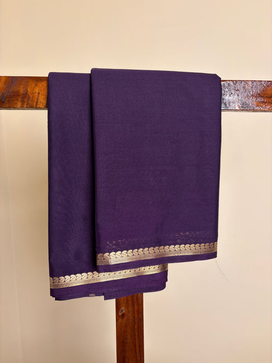 Premium Crape Silk - Jamun Purple