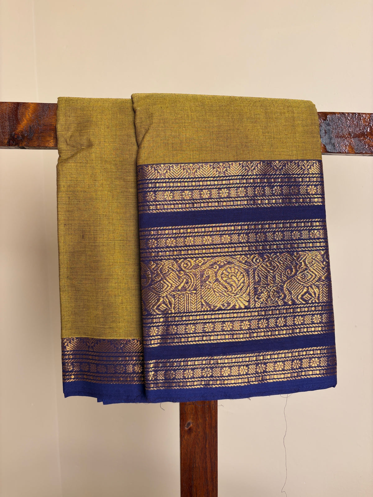 Kanchi - Olive Green & Navy blue