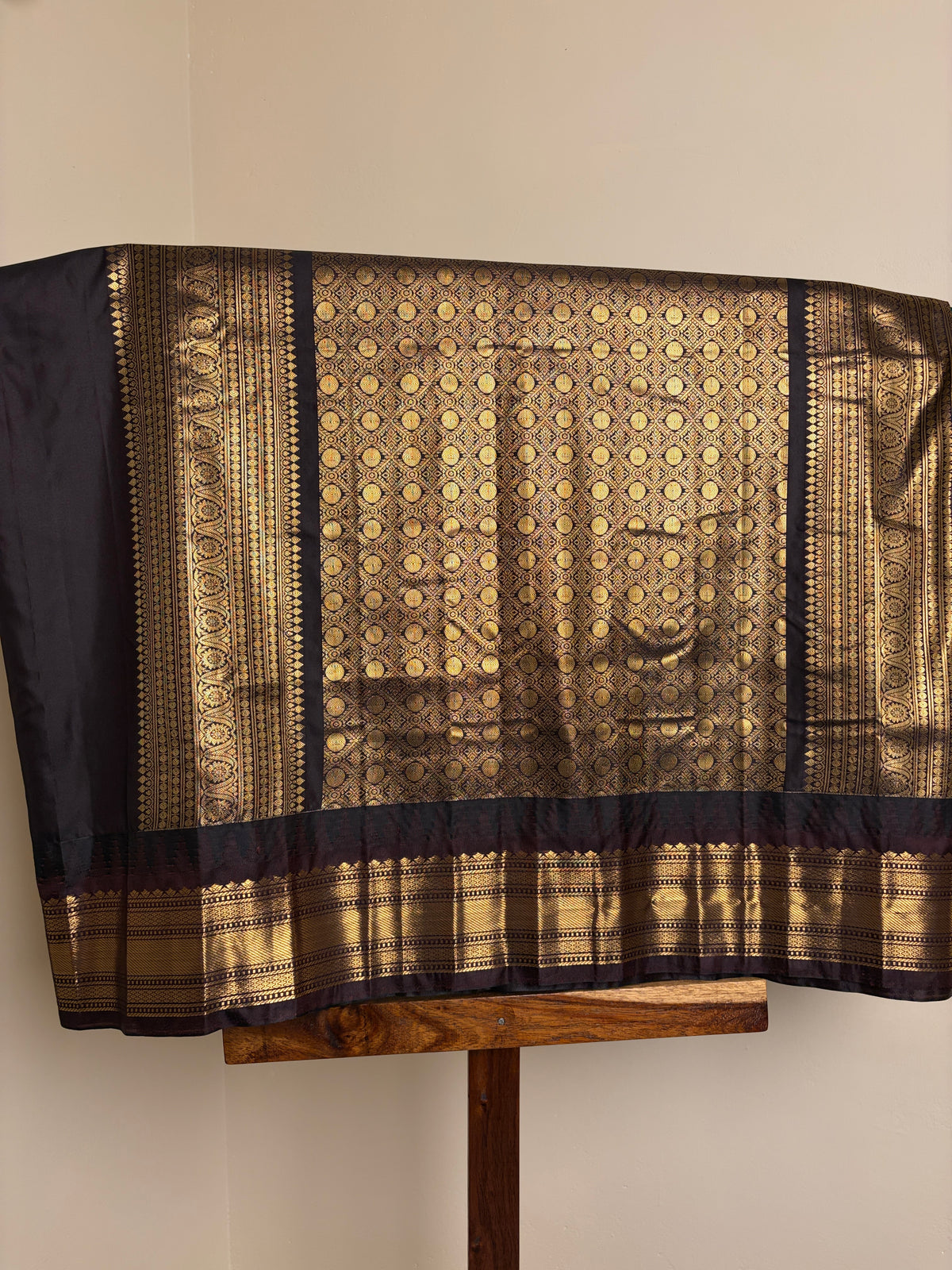 Premium Semi Silk- Orange dual tone