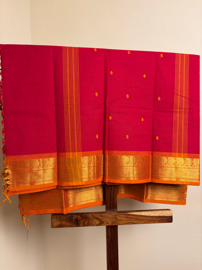 Kanchi - Rani Pink & Yellow