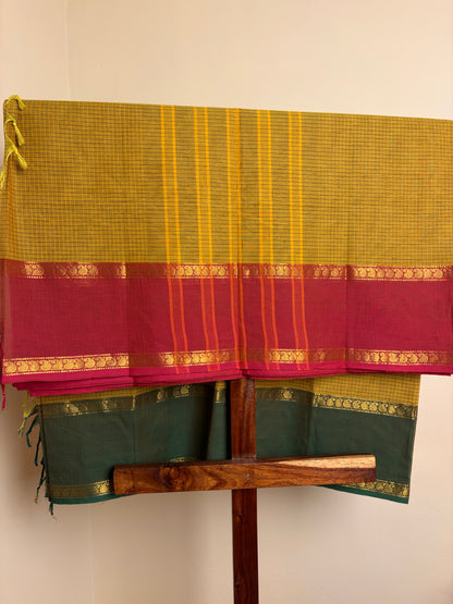 Premium Kanchi - Mustard yellow