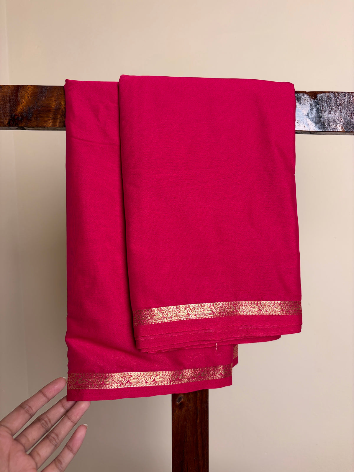 Premium Crape Silk - Pink