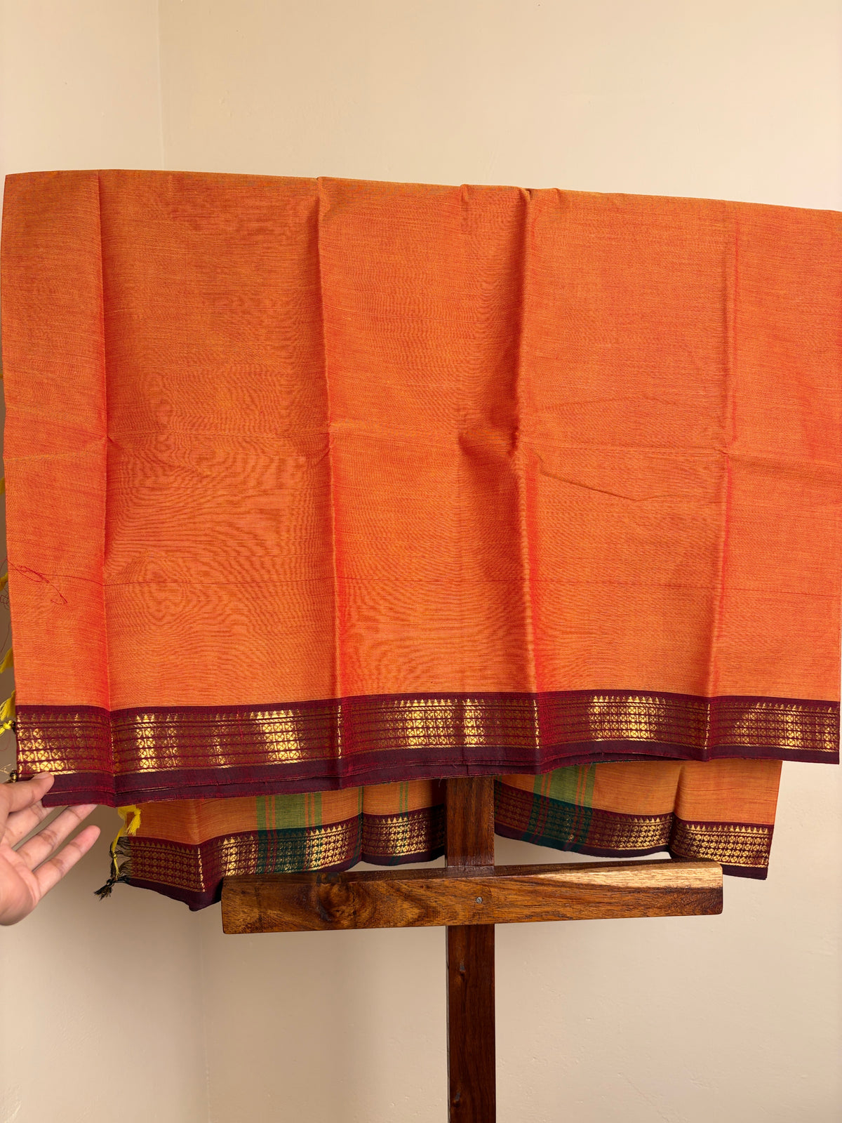 Kanchi - Orange & Yellow dual tone