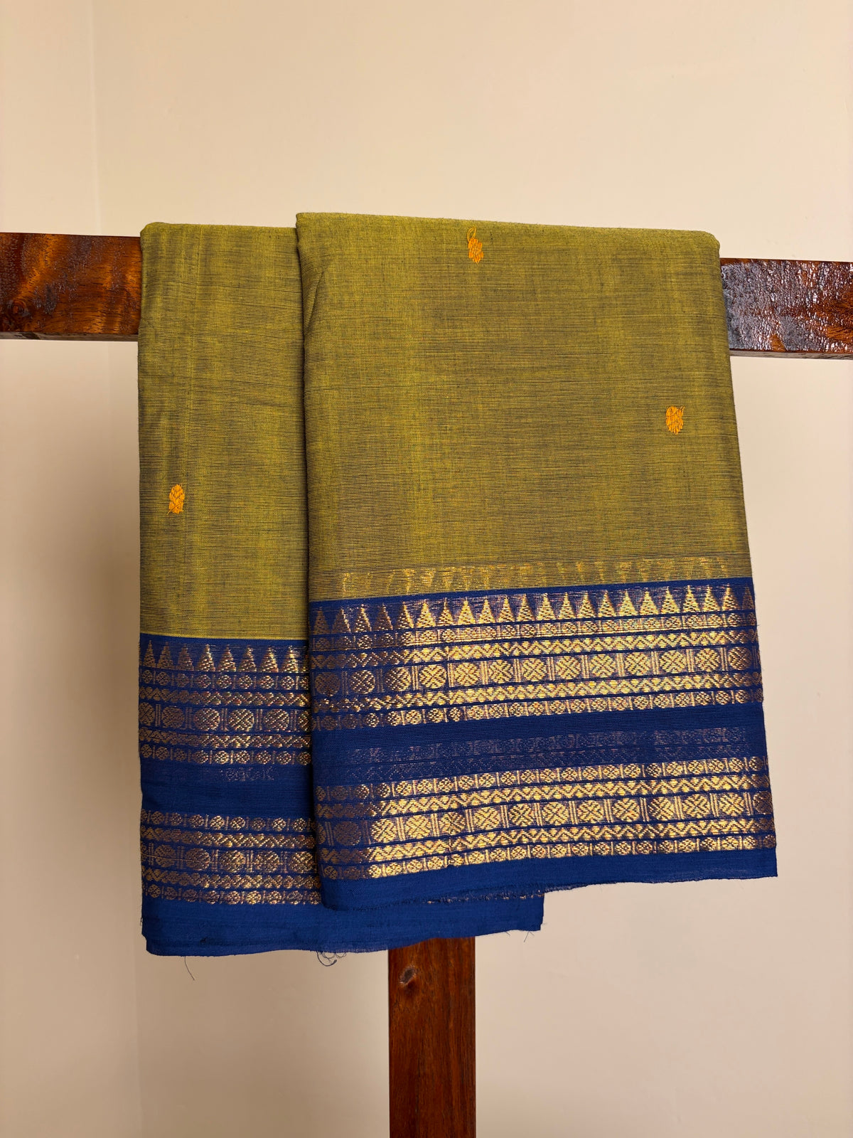 Kanchi - Olive Green & Dark Blue