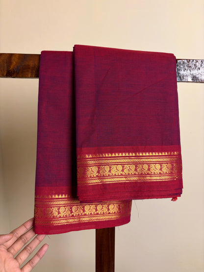 Kanchi - Magenta & Red dual tone