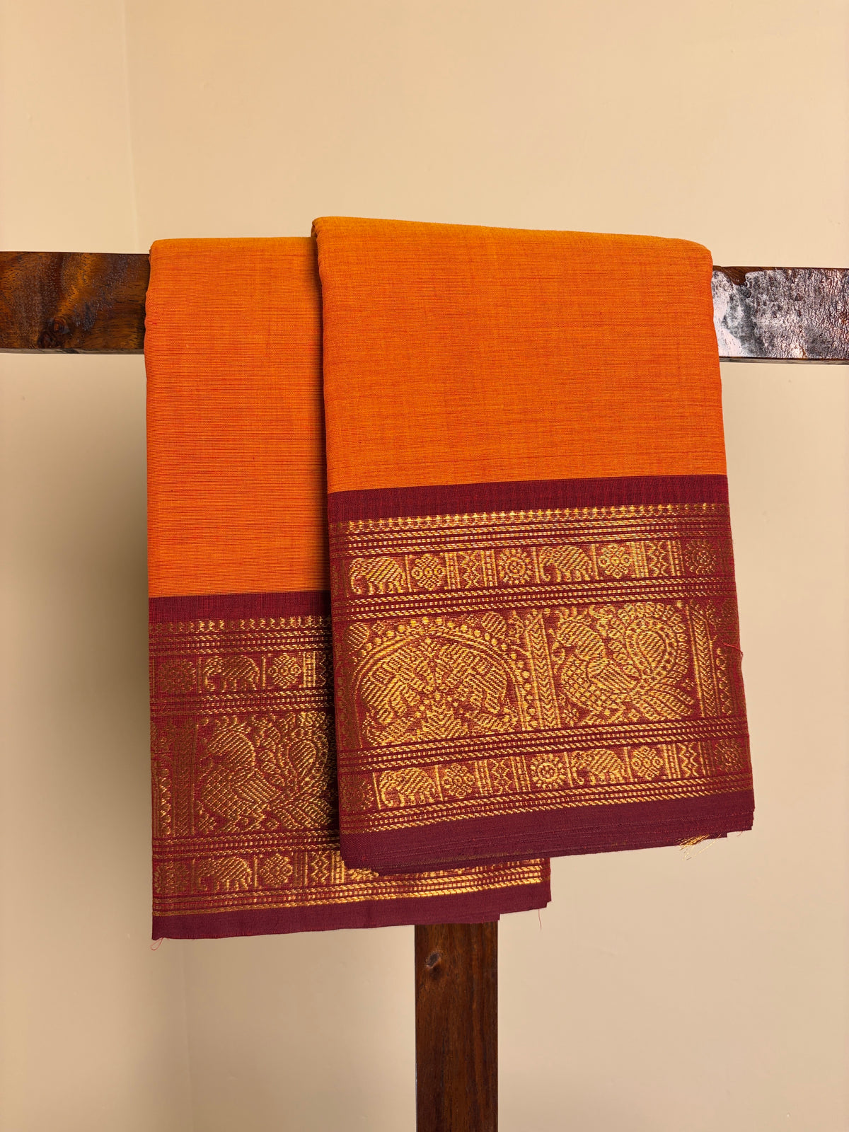 Kanchi - Orange & Maroon