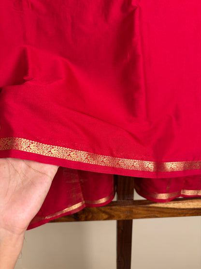Premium Crape Silk - Red
