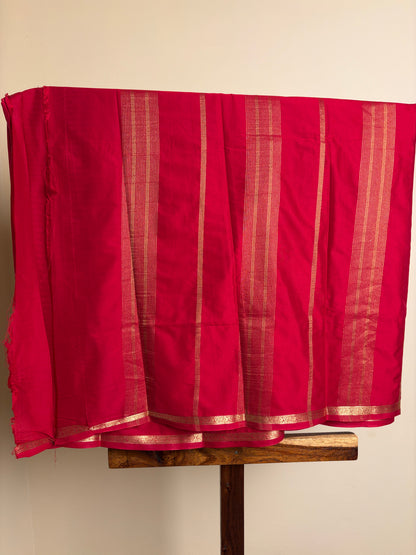 Premium Crape Silk - Red