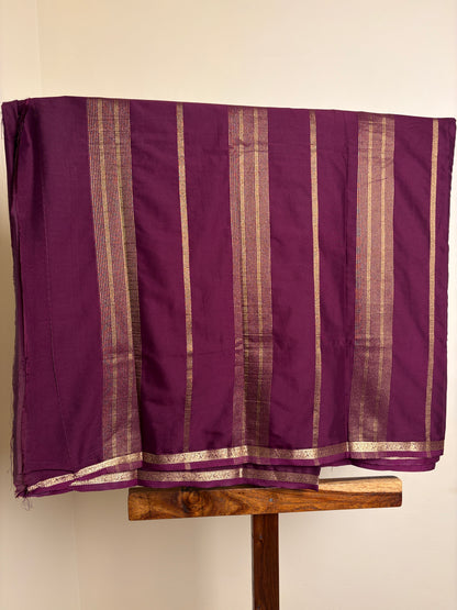 Premium Crape Silk - Wine