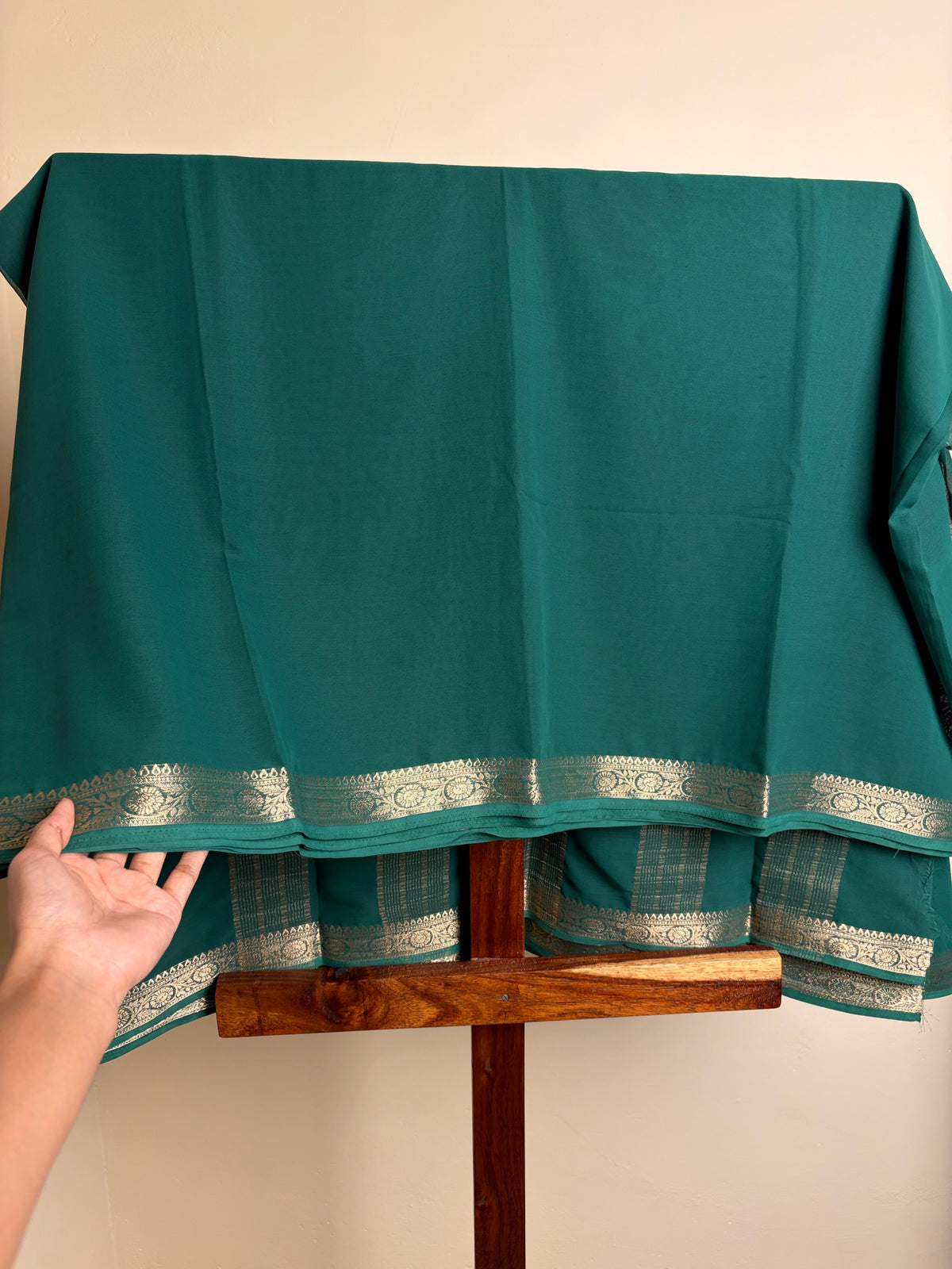 Premium Chiffon - Deep teal green