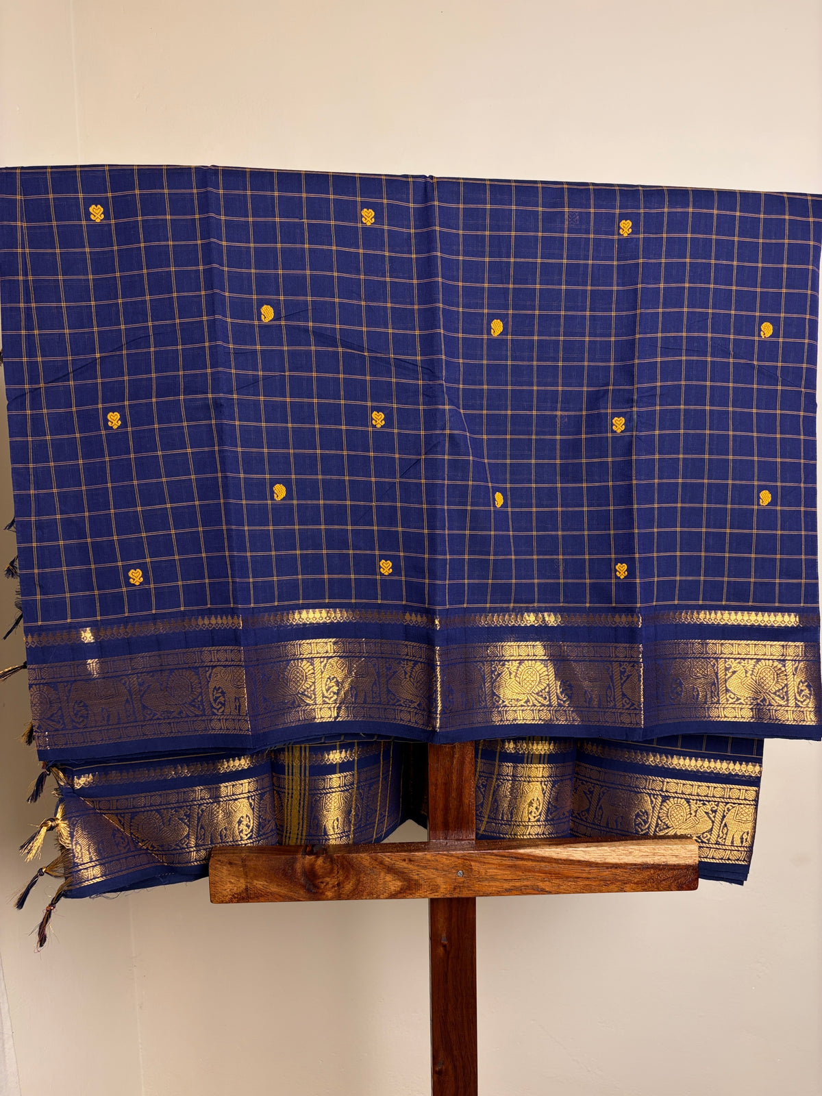 Kanchi - Navy Blue checks