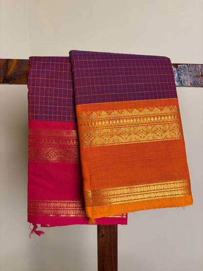 Kanchi - Purple checks